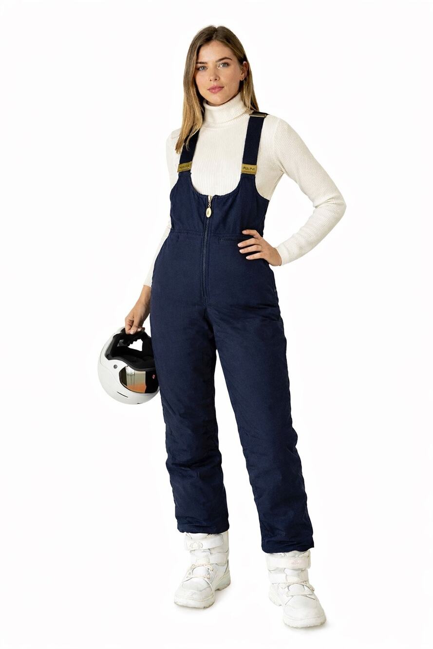 Vintage 1980s–90s Fera Black Quilted Ski Bib Overalls with stirrups 4 petite